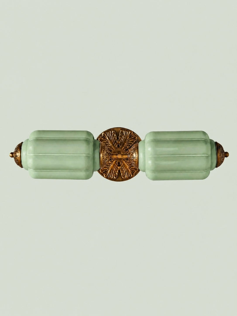 Eloise Vintage Scalloped Milk Glass Wall Sconce - Modern Accent Lighting for Bathroom and Bedroom