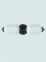Load image into Gallery viewer, Eloise Vintage Scalloped Milk Glass Wall Sconce - Modern Accent Lighting for Bathroom and Bedroom