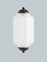 Load image into Gallery viewer, Eloise Vintage Scalloped Milk Glass Wall Sconce - Modern Accent Lighting for Bathroom and Bedroom