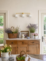 Bild in Gallery-Viewer laden, Meito Dome Bauernhaus-Wandlampe – Rustikale, bunte Badezimmer-Waschtischleuchte