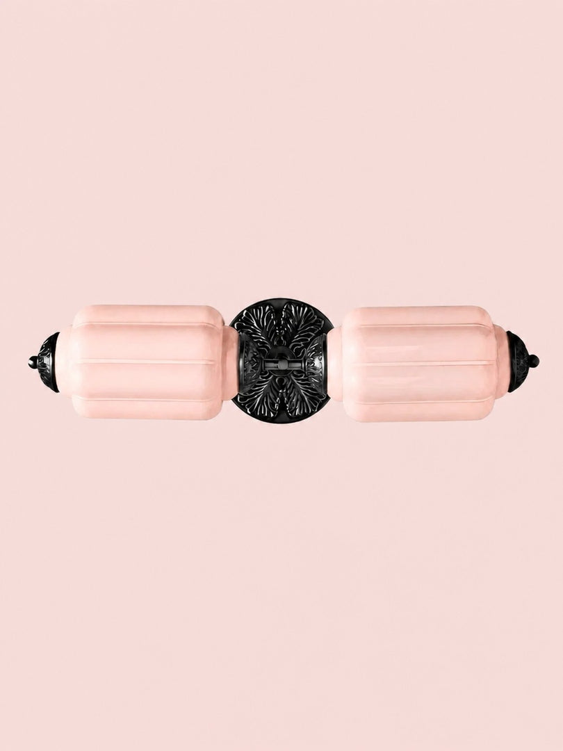 Eloise Vintage Scalloped Milk Glass Wall Sconce - Modern Accent Lighting for Bathroom and Bedroom