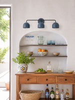 Bild in Gallery-Viewer laden, Meito Dome Bauernhaus-Wandlampe – Rustikale, bunte Badezimmer-Waschtischleuchte