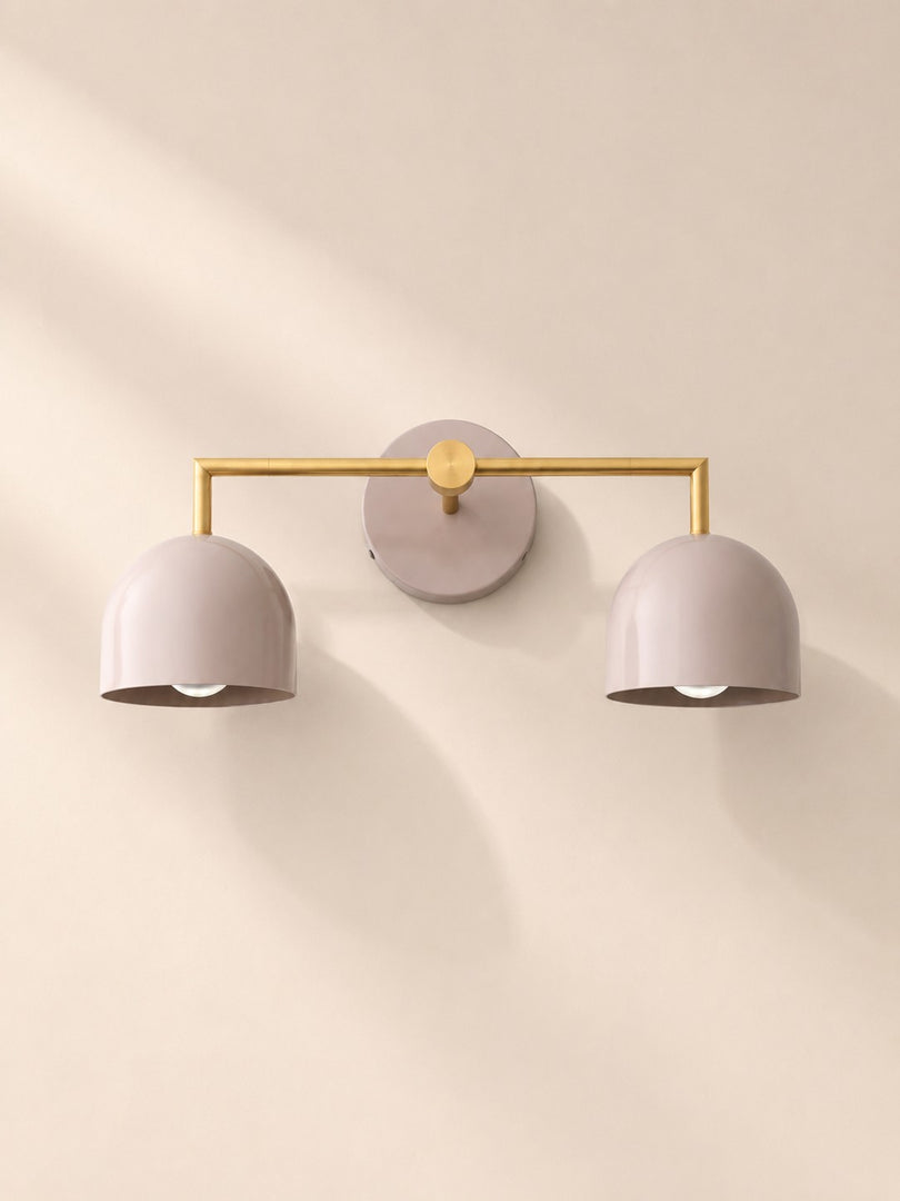 Meito Dome Bauernhaus-Wandlampe – Rustikale, bunte Badezimmer-Waschtischleuchte