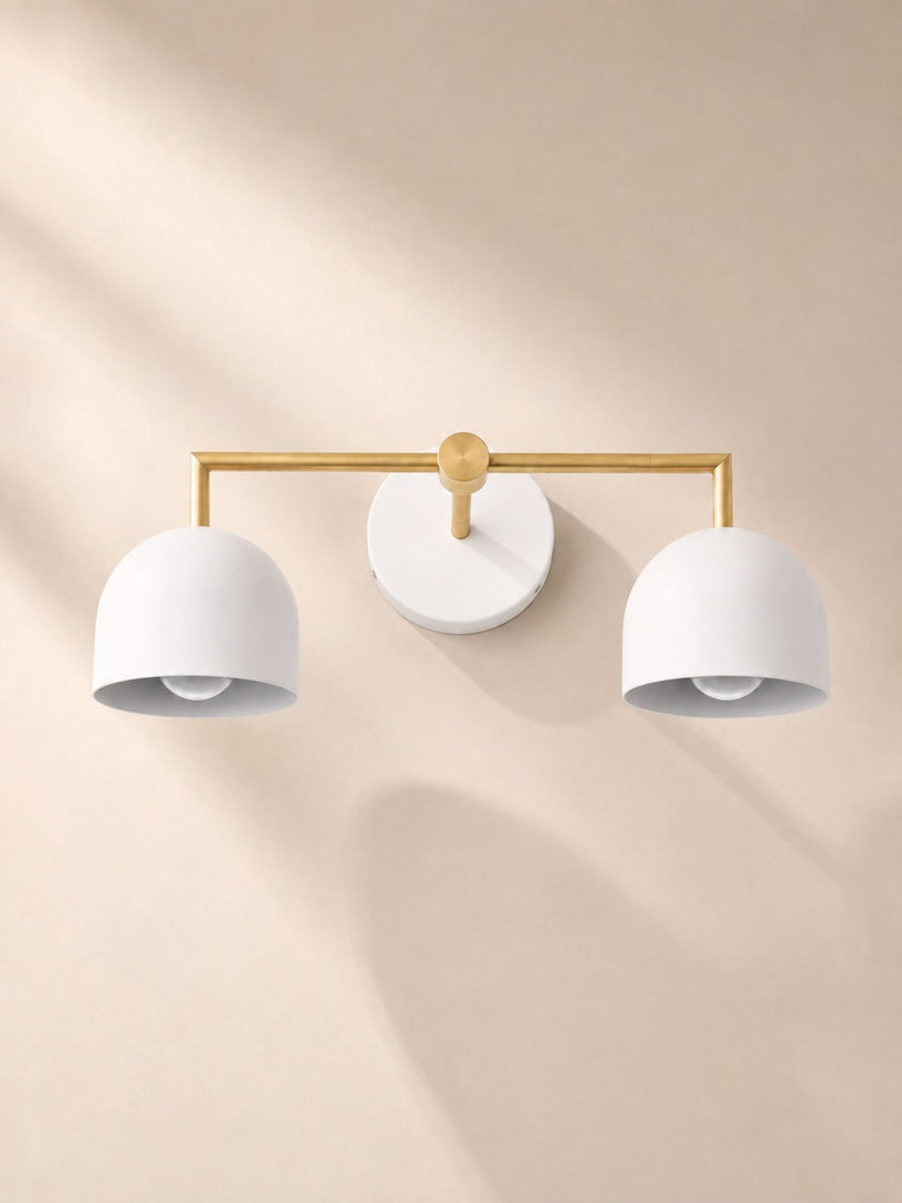 Meito Dome Bauernhaus-Wandlampe – Rustikale, bunte Badezimmer-Waschtischleuchte