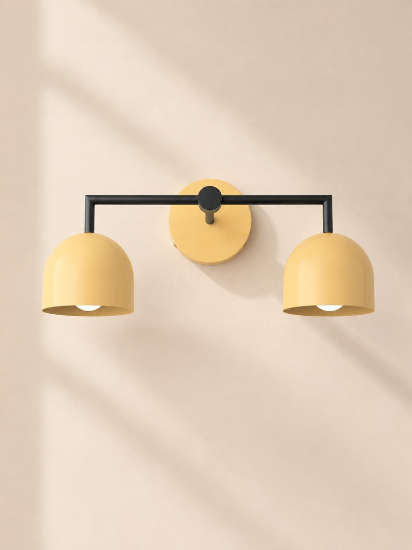 Meito Dome Bauernhaus-Wandlampe – Rustikale, bunte Badezimmer-Waschtischleuchte