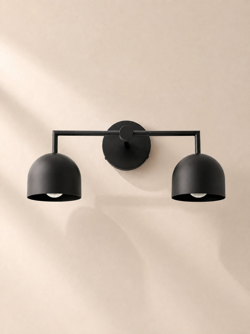 Meito Dome Bauernhaus-Wandlampe – Rustikale, bunte Badezimmer-Waschtischleuchte