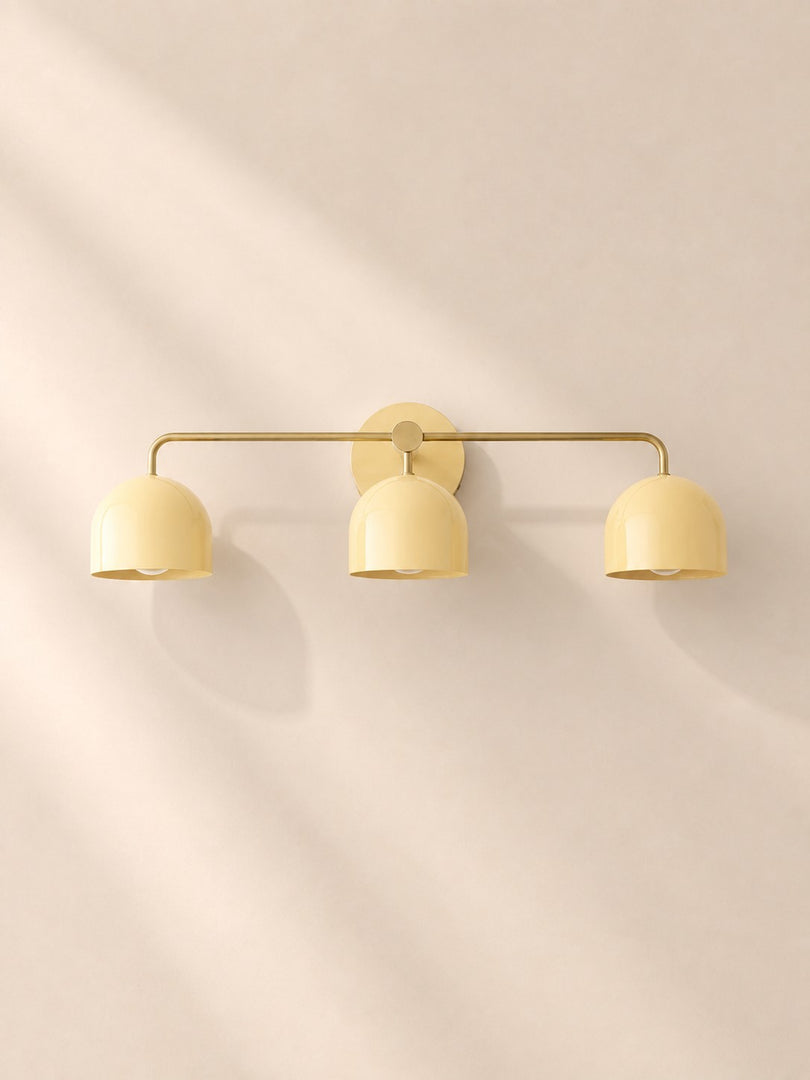 Meito Dome Bauernhaus-Wandlampe – Rustikale, bunte Badezimmer-Waschtischleuchte