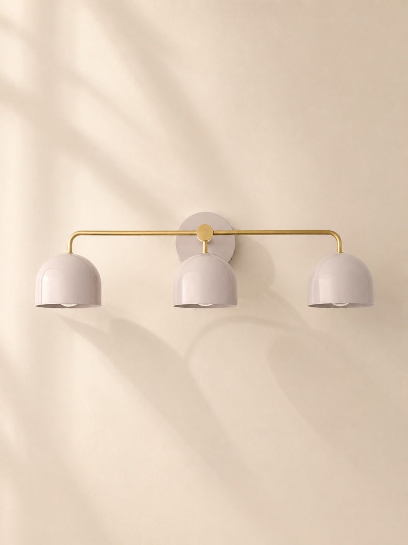 Meito Dome Bauernhaus-Wandlampe – Rustikale, bunte Badezimmer-Waschtischleuchte