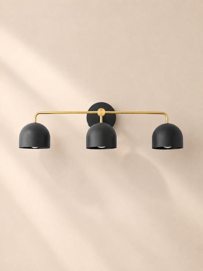 Meito Dome Bauernhaus-Wandlampe – Rustikale, bunte Badezimmer-Waschtischleuchte