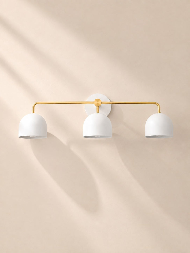 Meito Dome Bauernhaus-Wandlampe – Rustikale, bunte Badezimmer-Waschtischleuchte