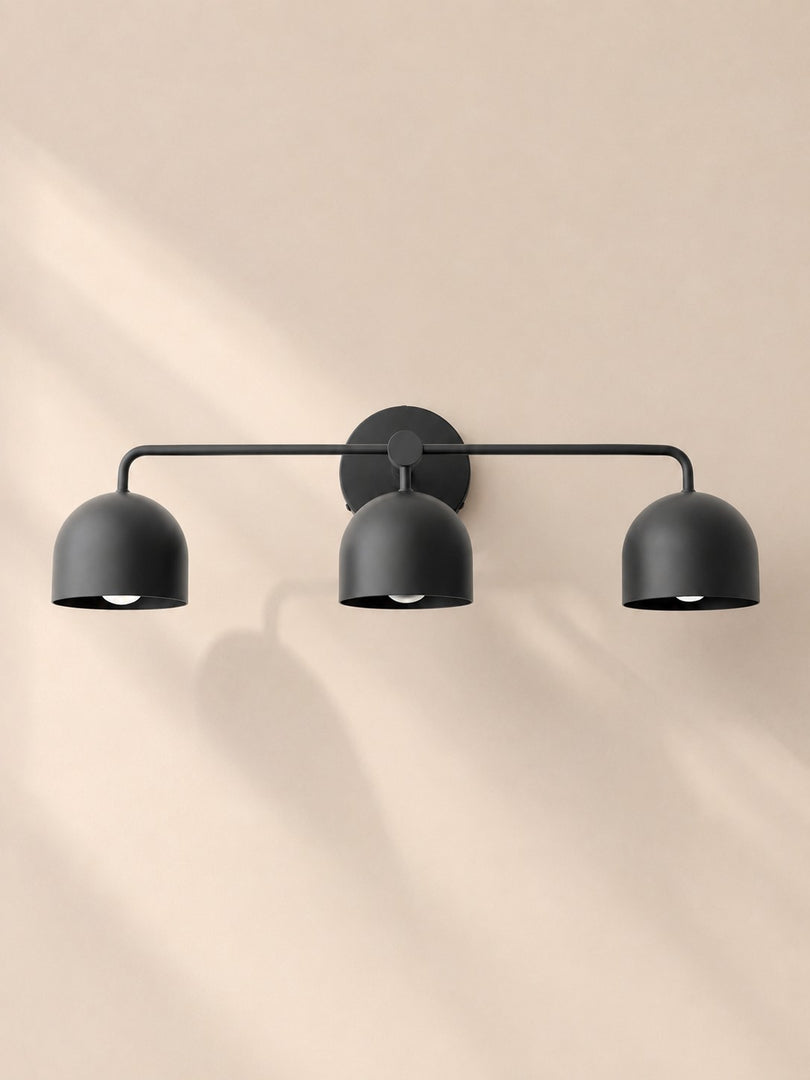 Meito Dome Bauernhaus-Wandlampe – Rustikale, bunte Badezimmer-Waschtischleuchte