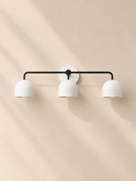 Bild in Gallery-Viewer laden, Meito Dome Bauernhaus-Wandlampe – Rustikale, bunte Badezimmer-Waschtischleuchte
