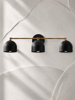 Bild in Gallery-Viewer laden, Metio Dome Schminkspiegel Wandleuchte – Mid-Century Leuchte für Badezimmer