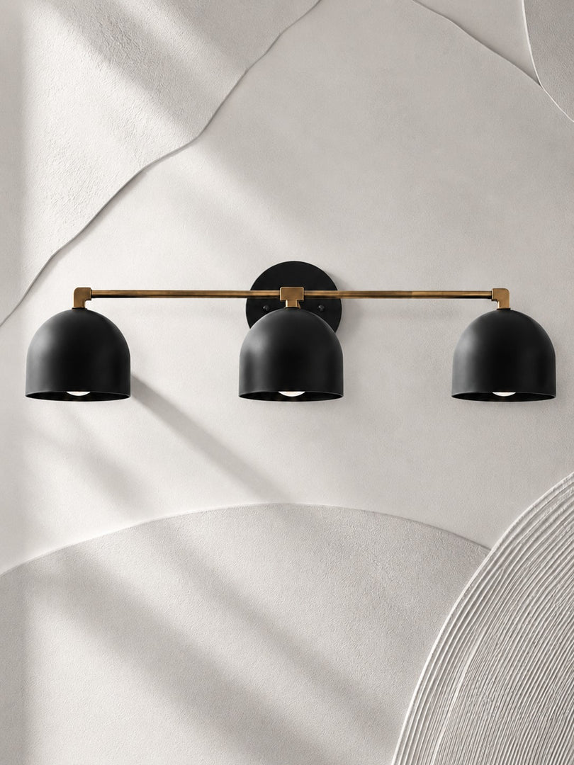Metio Dome Schminkspiegel Wandleuchte – Mid-Century Leuchte für Badezimmer