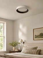 Charger l'image dans la visionneuse de galerie, Plafonnier rond minimaliste Crelina - Luminaire fin et discret, idéal pour les chambres ou les appartements