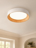 Charger l'image dans la visionneuse de galerie, Plafonnier rond minimaliste Crelina - Luminaire fin et discret, idéal pour les chambres ou les appartements
