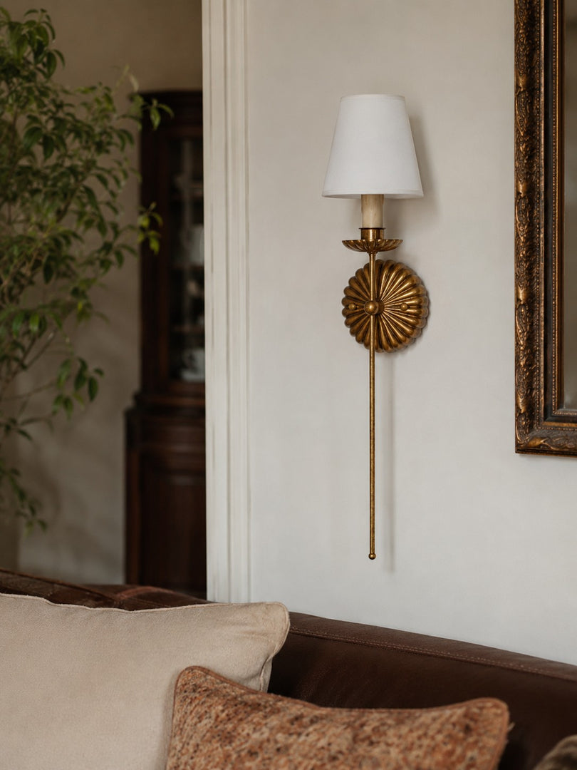 Catina Soft Fabric Metal Wall Lamp Modern Classic Design - Hallway Entry Lighting