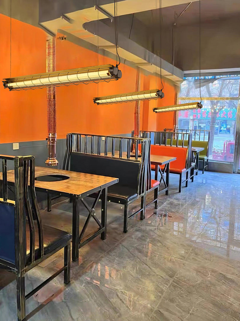 Driscoll Minimalist Linear Chandelier for Modern Living Spaces