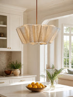Load image into Gallery viewer, Oslan Modern Nordic Pleated Fabric Pendant Light for Dining Room