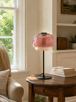 Charger l'image dans la visionneuse de galerie, Lampe de table champignon en verre moderne du milieu du siècle Clinco – Lampe de table en verre à double couche pour tables de chevet et buffets