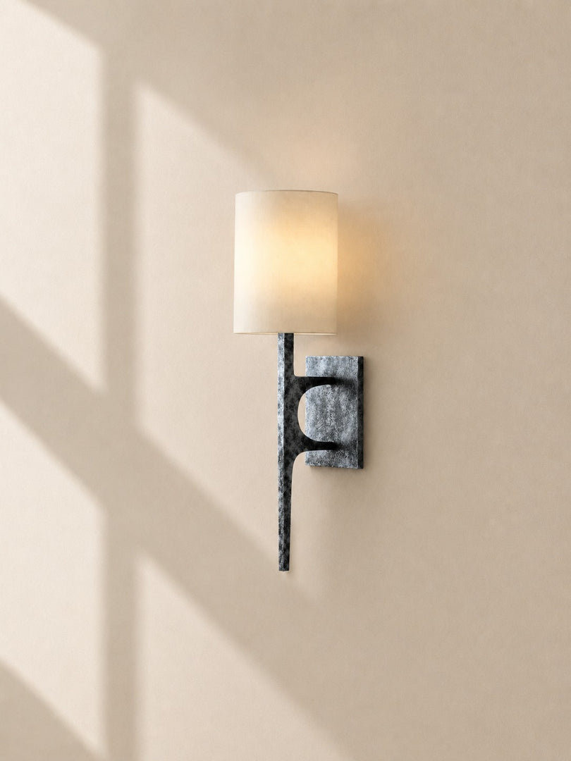 Mavora Minimalist Hammerschlag Metall Lineare Wandleuchte – Zeitgenössische Akzentbeleuchtung Leuchte