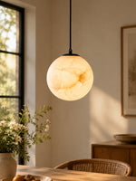 Bild in Gallery-Viewer laden, Nordic Minimalist Alabaster Pendelleuchte