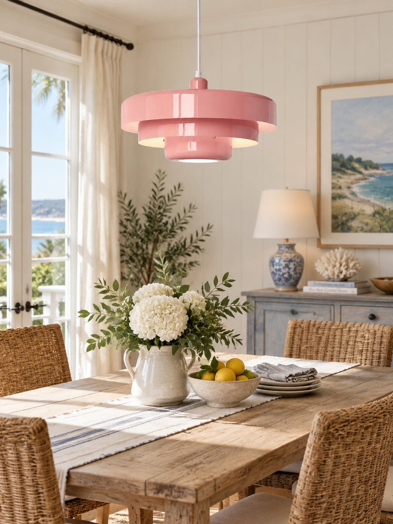 Creative Colorful Three-Layer Cake Pendant Light