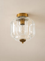 Load image into Gallery viewer, Eloise Flush Mount Milk Glass Ceiling Light – Modern Accent Lighting with Artistic Glass Shade