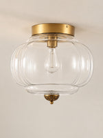 Load image into Gallery viewer, Eloise Flush Mount Milk Glass Ceiling Light – Modern Accent Lighting with Artistic Glass Shade