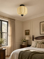 Load image into Gallery viewer, Eloise Flush Mount Milk Glass Ceiling Light – Modern Accent Lighting with Artistic Glass Shade
