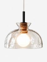 Load image into Gallery viewer, Quenora Sculptural Drop Pendant Light - Contemporary Glass Hanging Lamp for Dining Area