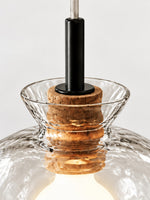 Load image into Gallery viewer, Quenora Sculptural Drop Pendant Light - Contemporary Glass Hanging Lamp for Dining Area
