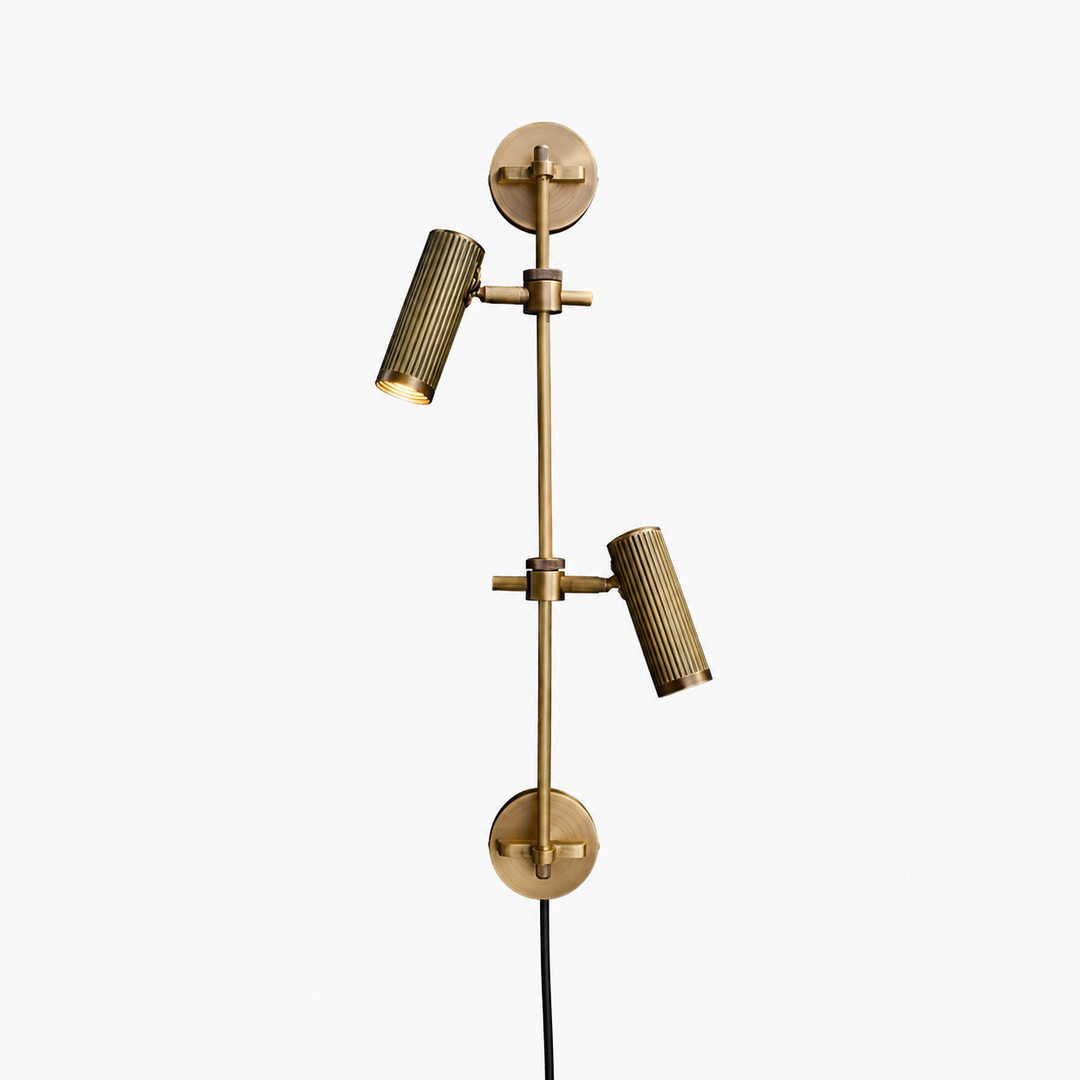 Spot Rail Brass Plug-In Wall Light - product image 1