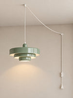 Cargar imagen en el visor de la Galería, Retro Bauhaus Plug-In Pendant Light