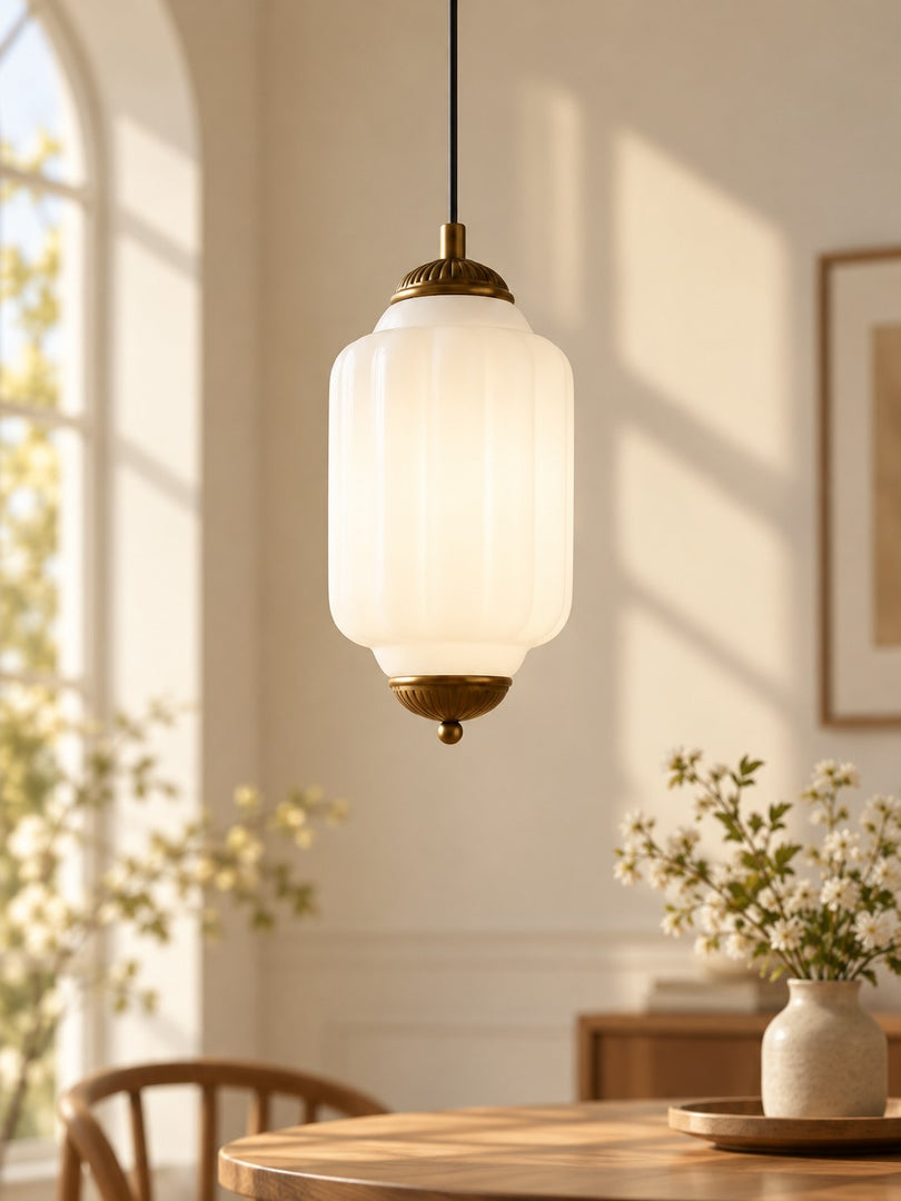 Vintage Glas Eloise Pendelleuchte
