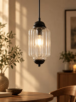 Bild in Gallery-Viewer laden, Vintage Glas Eloise Pendelleuchte