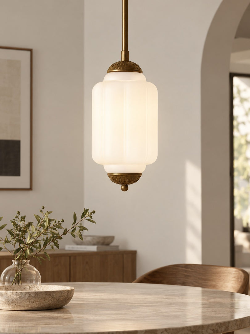 Vintage Glas Eloise Pendelleuchte