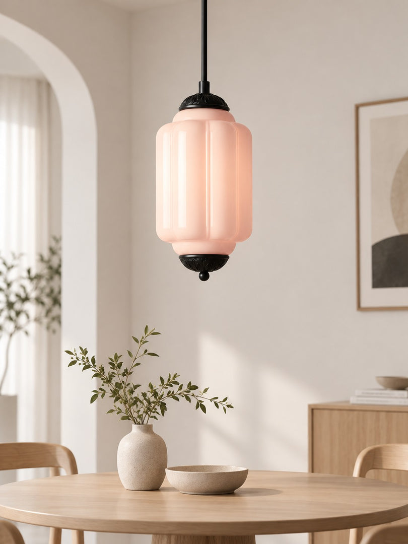 Vintage Glas Eloise Pendelleuchte