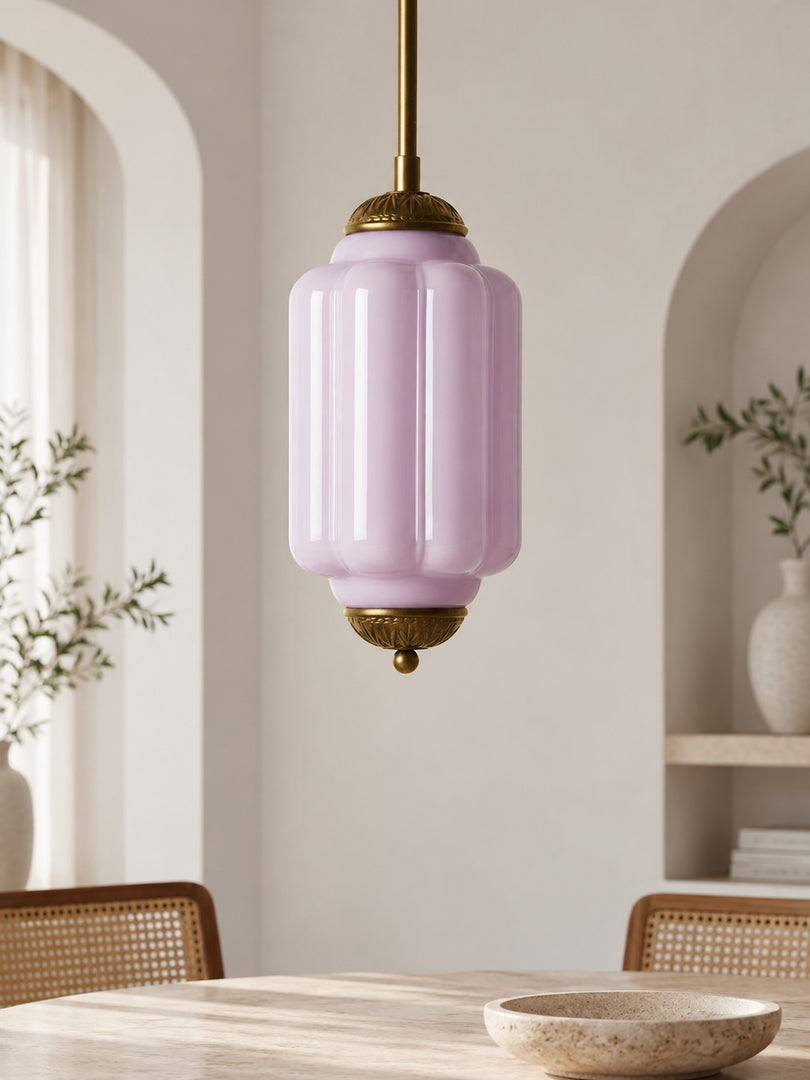 Vintage Glas Eloise Pendelleuchte