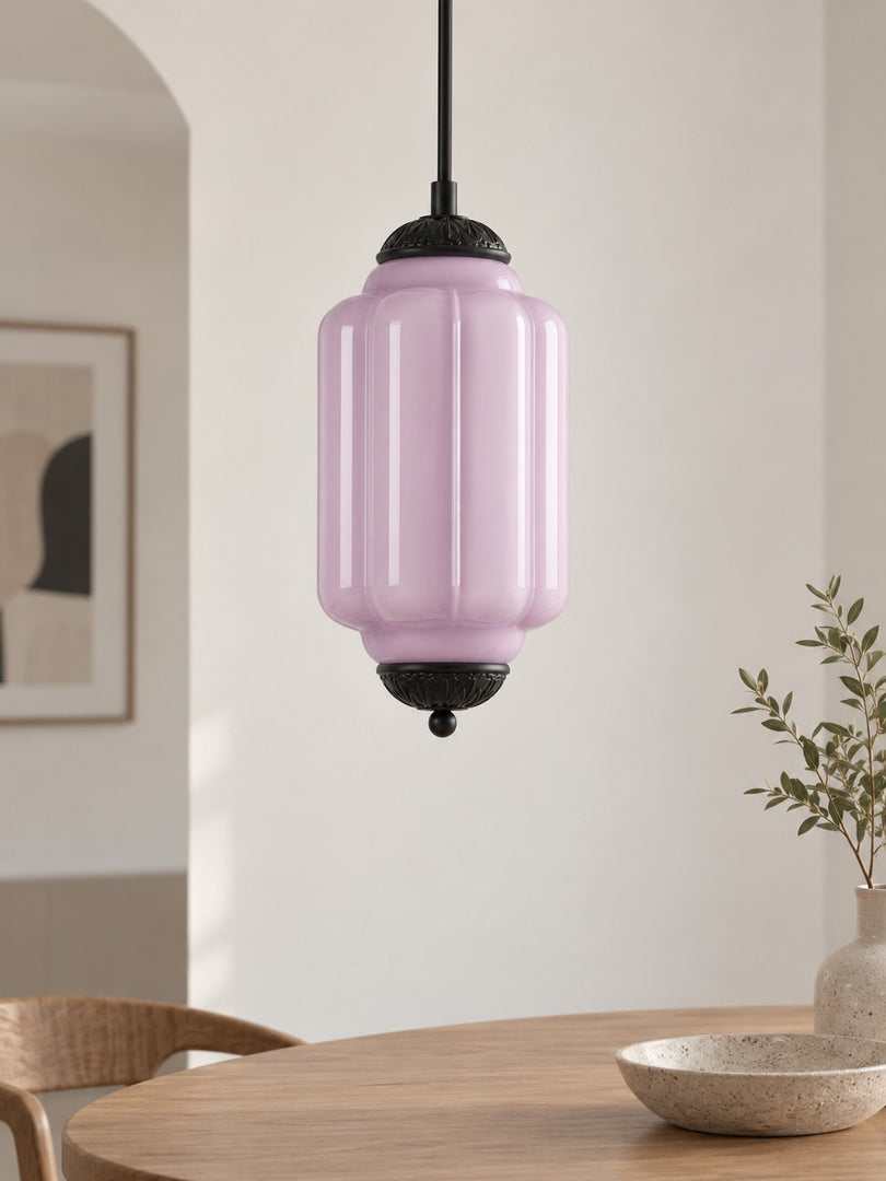 Vintage Glas Eloise Pendelleuchte