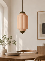 Bild in Gallery-Viewer laden, Vintage Glas Eloise Pendelleuchte
