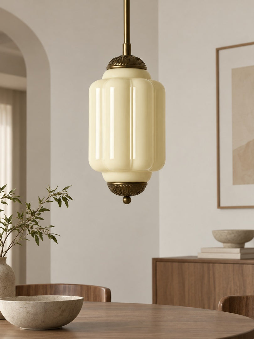 Vintage Glas Eloise Pendelleuchte