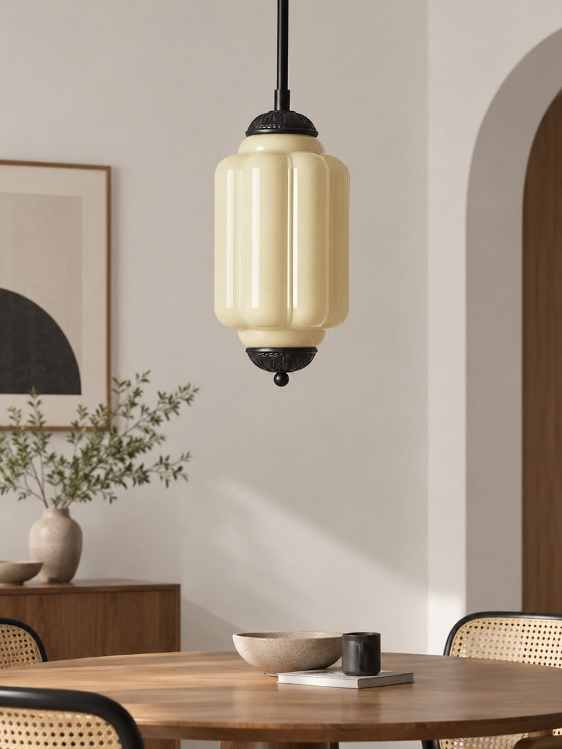 Vintage Glas Eloise Pendelleuchte
