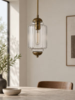 Bild in Gallery-Viewer laden, Vintage Glas Eloise Pendelleuchte