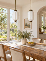 Bild in Gallery-Viewer laden, Vintage Glas Eloise Pendelleuchte