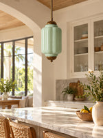 Bild in Gallery-Viewer laden, Vintage Glas Eloise Pendelleuchte