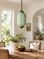 Bild in Gallery-Viewer laden, Vintage Glas Eloise Pendelleuchte