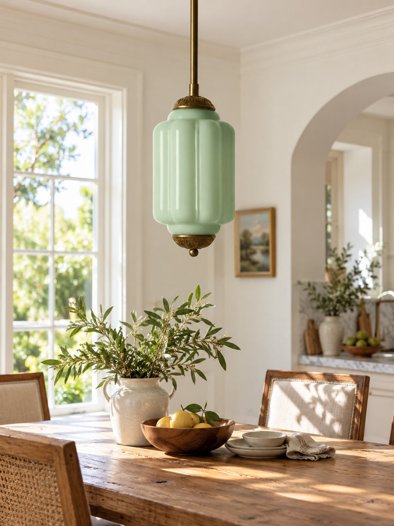 Vintage Glas Eloise Pendelleuchte