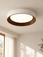 Load image into Gallery viewer, Crelina Minimalist Round Drum Flush Mount Ceiling Light for Bedrooms or Living Room