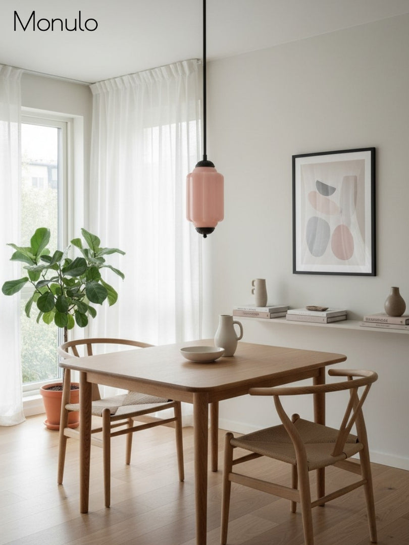 Vintage Glas Eloise Pendelleuchte